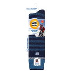 Mens Original Extra Long Ski & Snow Sports Socks - Navy Stripe
