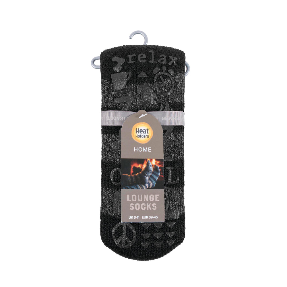 Mens Original Colden Lounge Sock - Black & Charcoal