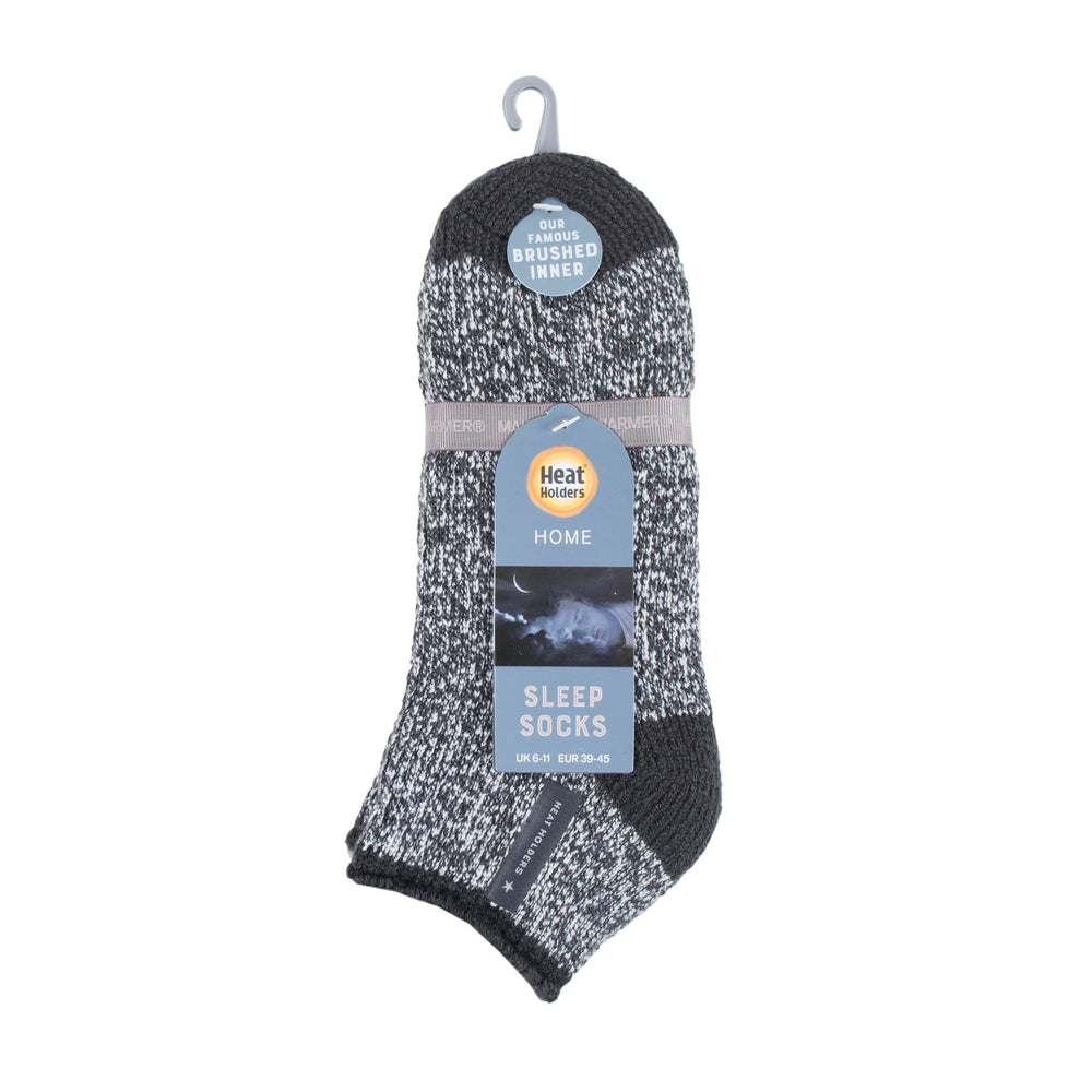 Mens Original Aubin Sleep Ankle Socks - Charcoal & Grey