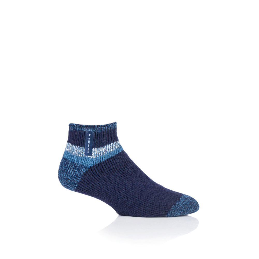 Mens Original Aubin Sleep Ankle Socks - Navy & Blue