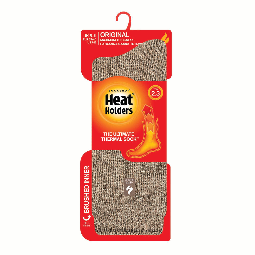 Mens Original Nevis Twist Socks - Oatmeal