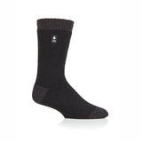 Mens Original Berlin Heel & Toe Socks - Black & Charcoal