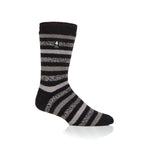 Mens Original Dublin Medium Stripe Socks - Black