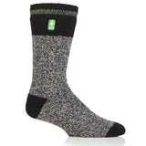 Mens Original Porto Rugged Block Stripe Socks - Black & Green