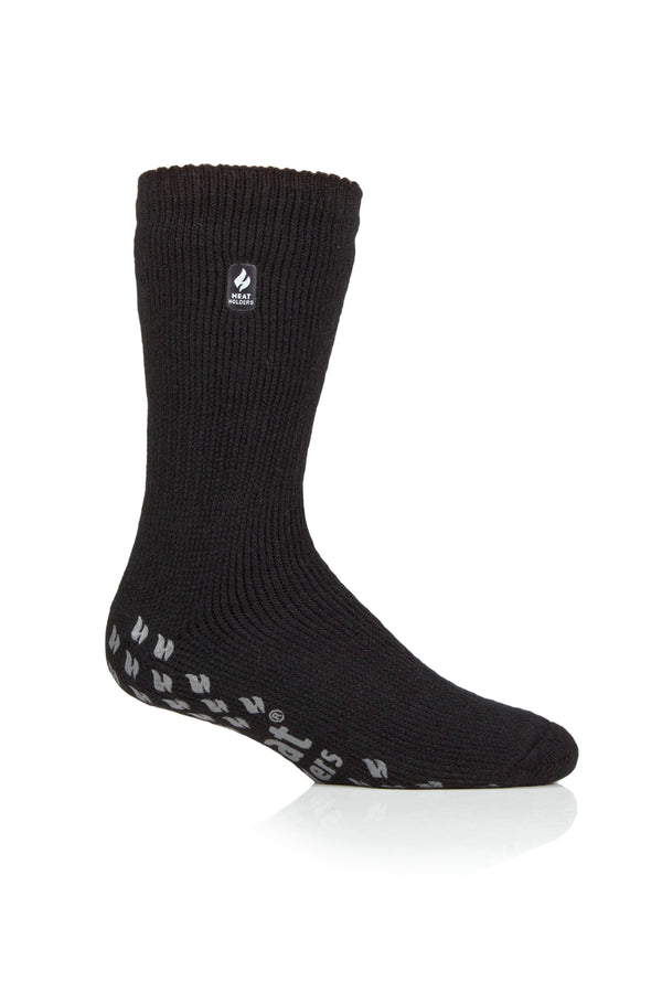 Mens Original Patras Thermal Slipper Socks - Black