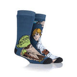 Mens Dual Layer Star Wars Slipper Socks - Yoda & Luke