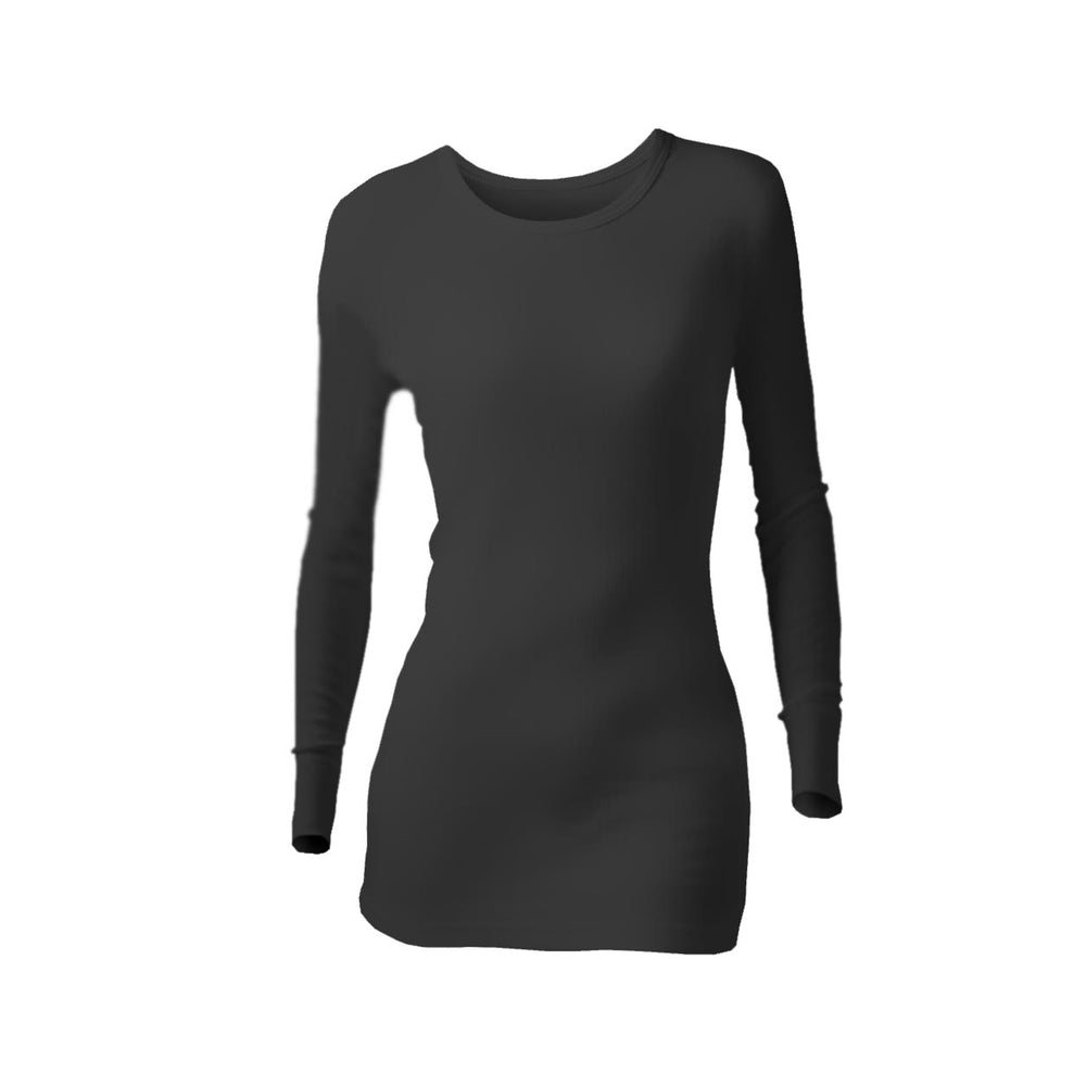 Ladies Thermal Long Sleeve Vest - Black