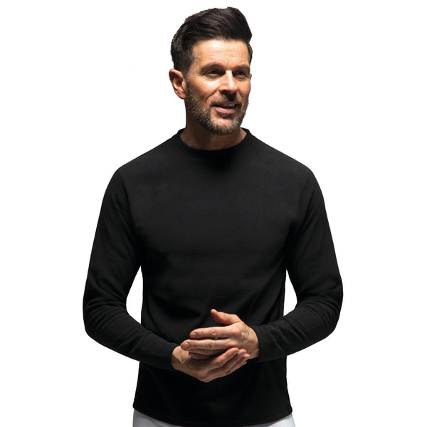 Mens Original Thermal Underwear Top - Black