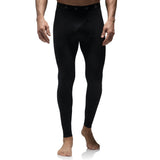 Mens Ultra Lite Thermal Underwear Bottoms - Black