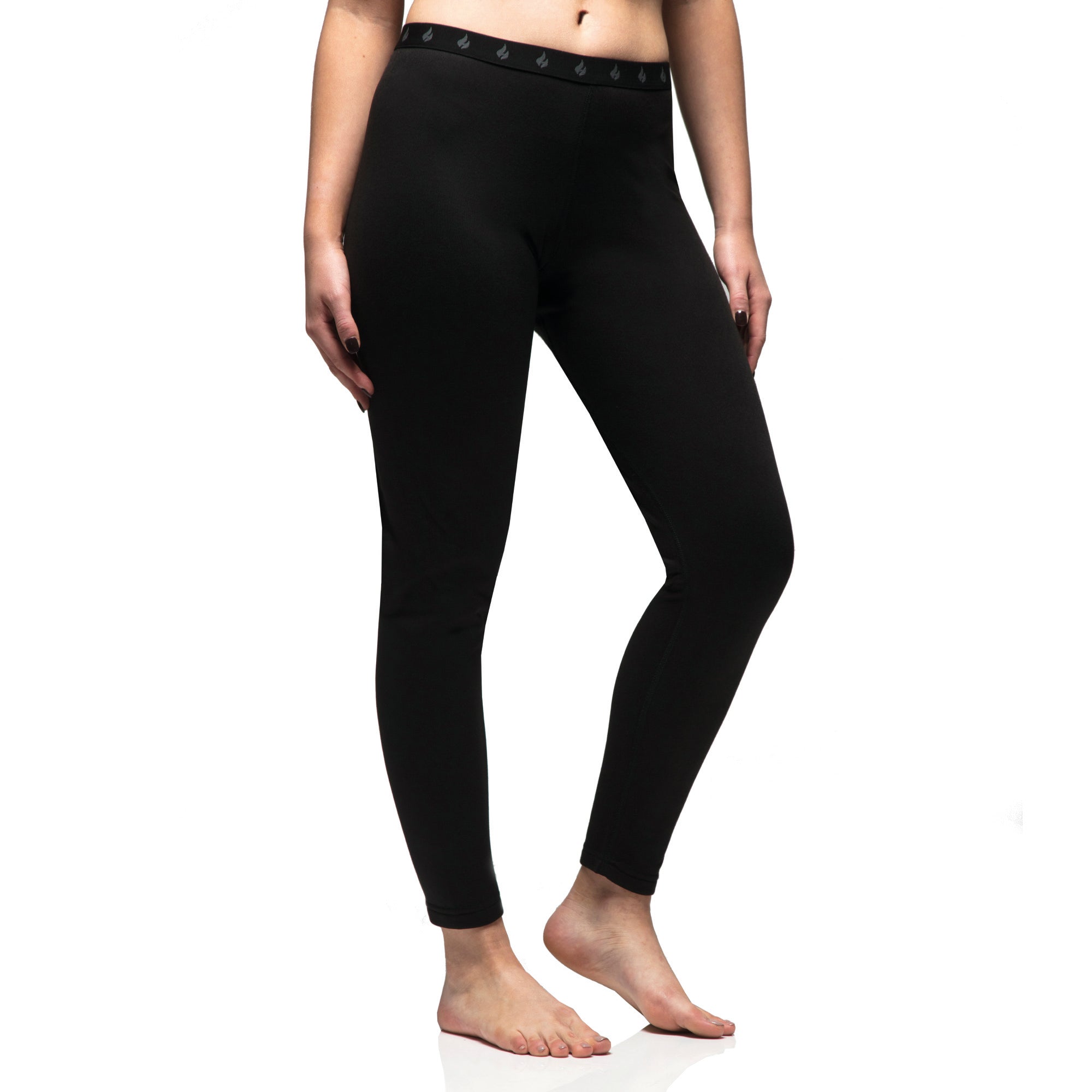 Ladies Original Thermal Underwear Bottoms Black Heat Holders