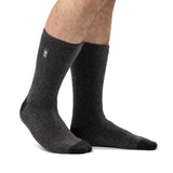 Mens Lite Fieldfare Twist Socks - Charcoal