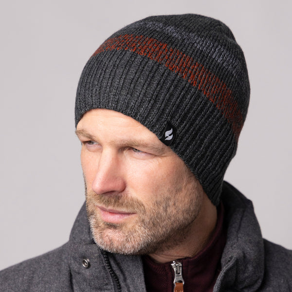 Mens Tromso Beanie Hat - Anthracite Melange