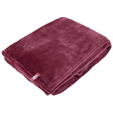Luxury Fleece Thermal Blanket/Throw 180cm x 200cm - Cherry