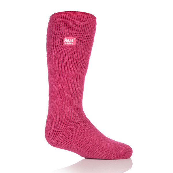 Kids Original Long Leg Wellington Boot Socks - Raspberry