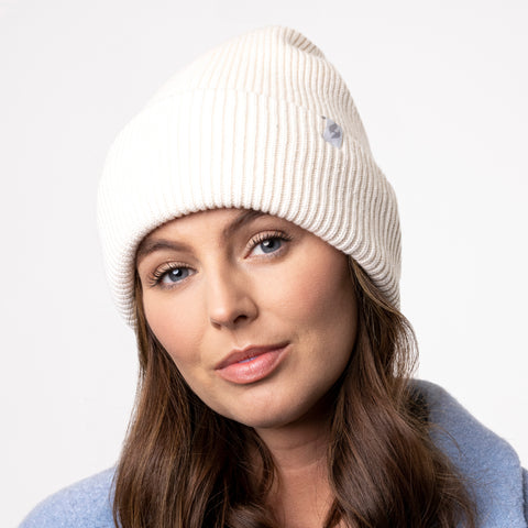 Ladies Vermont Turnover Hat - Cream