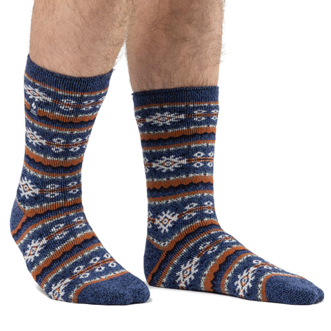 Mens Lite Nordic Thermal Socks - Denim