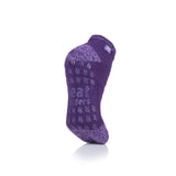 Ladies Original Iris Ankle Slipper Socks - Purple