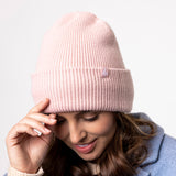 Ladies Vermont Turnover Hat - Dusky Pink