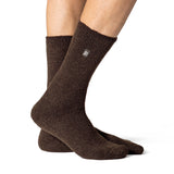 Mens Original Finch Thermal Socks - Earth Brown