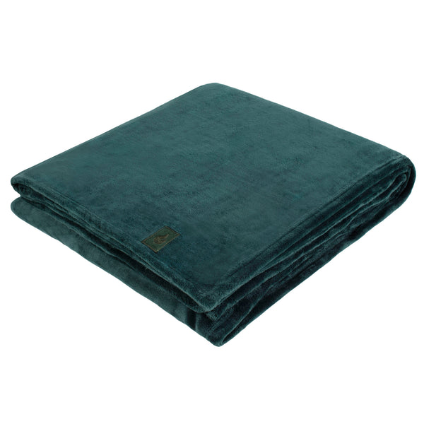 Luxury Fleece Thermal Blanket/Throw 180cm x 200cm - Emerald