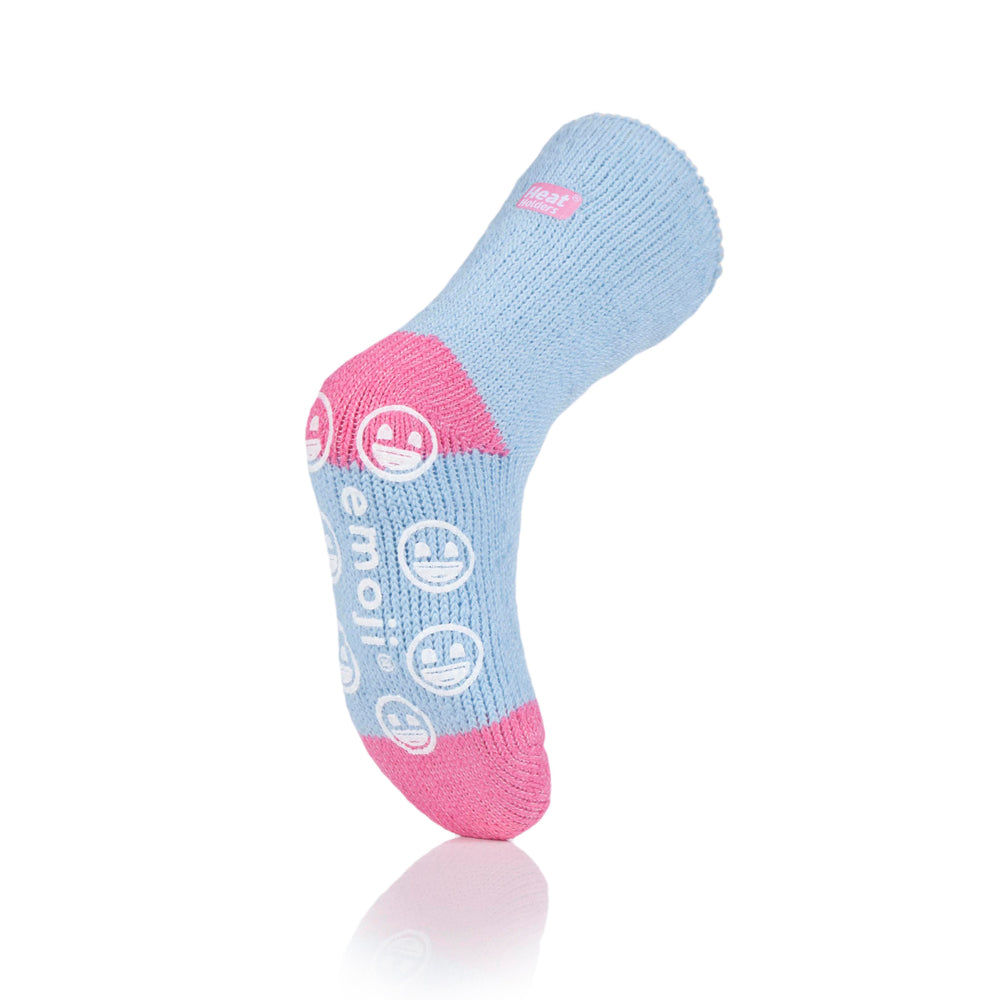 Kids Thermal Slipper Socks - Emoji Angel Face