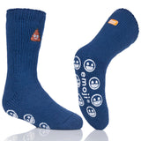 Kids Thermal Slipper Socks - Emoji Poo Face
