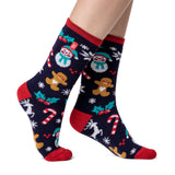 Ladies Lite Christmas Socks - Festive Fun