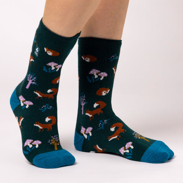 Ladies Lite Jacquard Socks - Foxes Lair