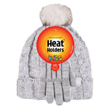 Kids Glacier Peak Hat & Gloves - Oatmeal