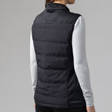 Ladies Mid-Weight and Water Resistant Hybrid Hailey Gilet - Black