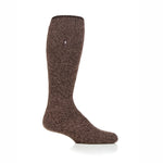 Mens Original Outdoors Long Merino Wool Blend Socks - Brown