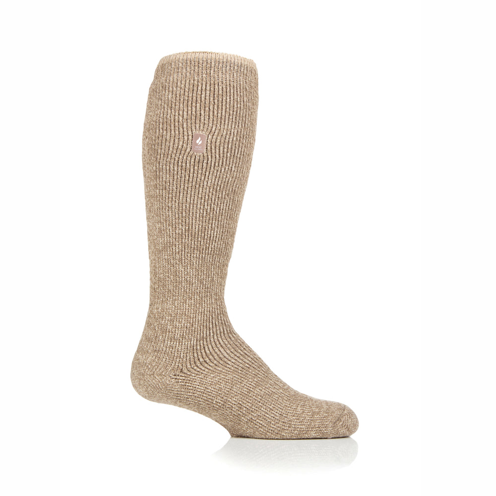 Mens Original Outdoors Long Merino Wool Blend Socks - Oat