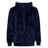 Ladies Soul Warming Lounge Hoodie - Navy