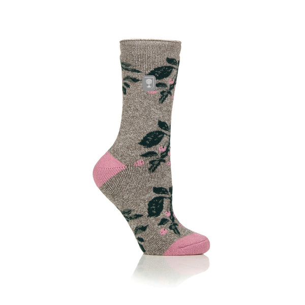 Ladies RHS Lite Socks - Berries Grey