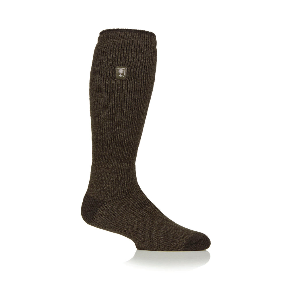 Mens RHS Original Wellington Boot Socks - Forest Green Twist