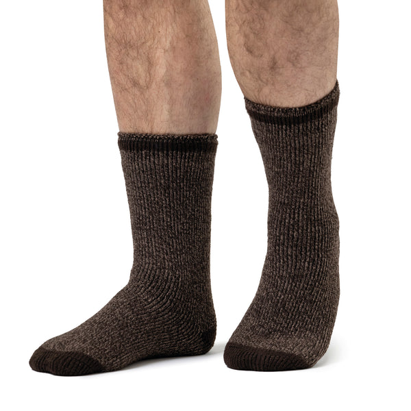 Mens Original Heel & Toe Socks - Brown & Mid Brown