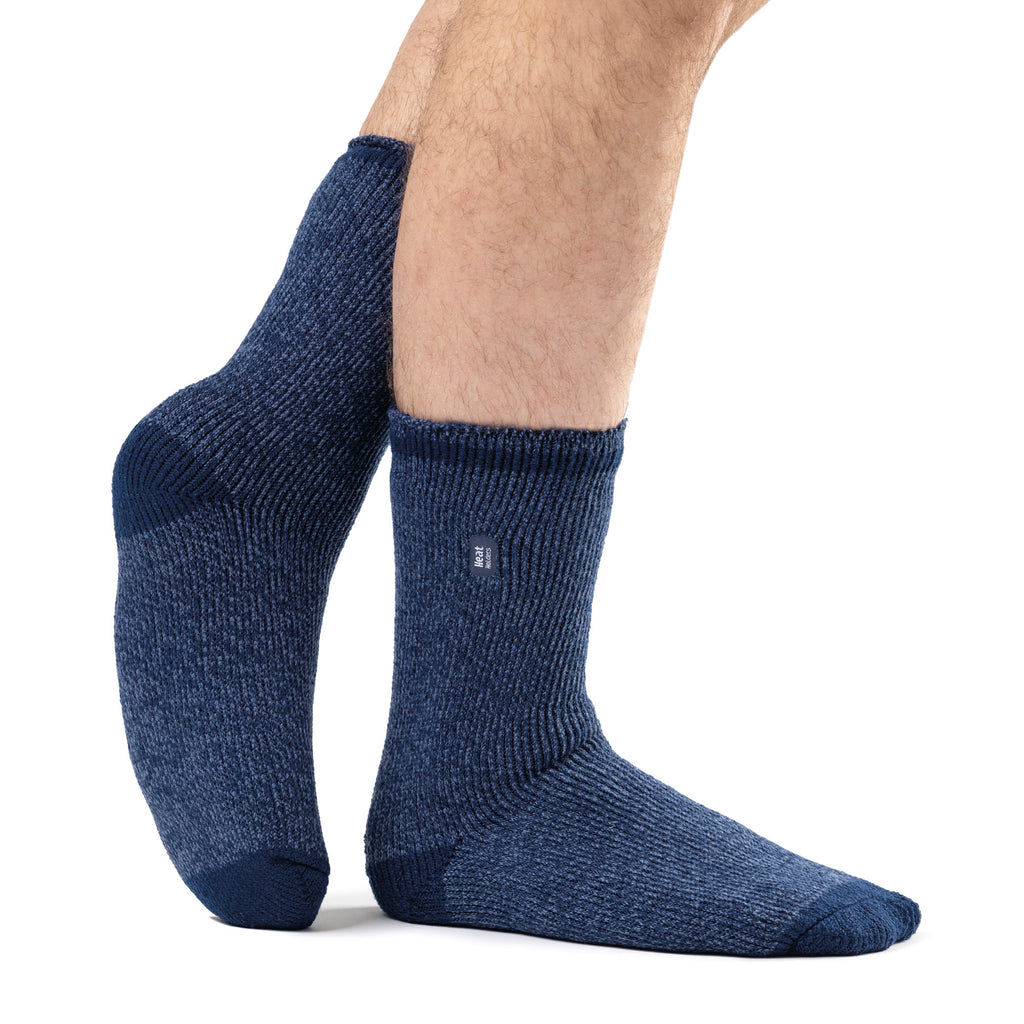 Mens Original Heel & Toe Socks - Indigo & Denim – Heat Holders