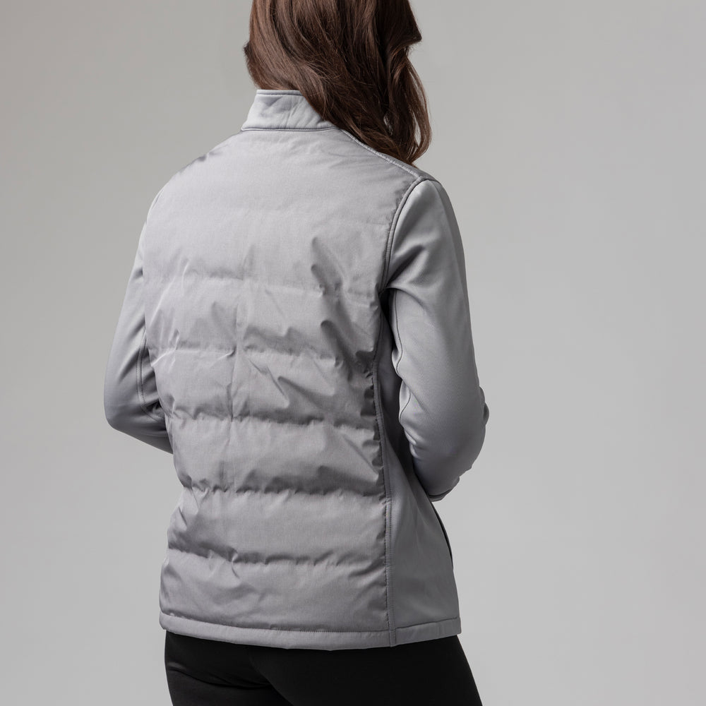 Ladies Mid-Weight and Water Resistant Hybrid Helen Jacket - Grey