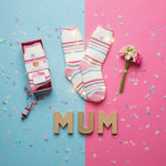 Ladies Original Warm Wishes Gift Boxed Socks "Best Mum Ever"