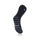 Mens IOMI Dual Layer Raynaud's Slipper Socks - Black