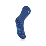 Mens IOMI Dual Layer Raynaud's Slipper Socks - Deep Blue