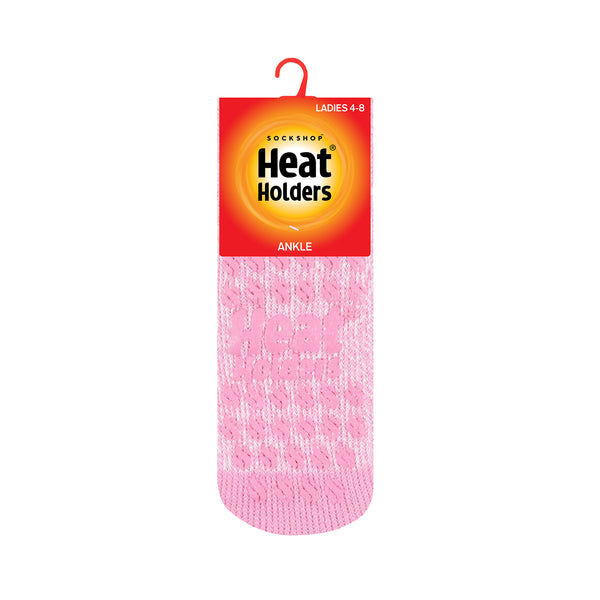 Ladies Original Iris Ankle Slipper Socks - Pink