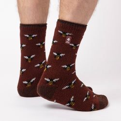 Mens Original Jacquard Socks - Bees