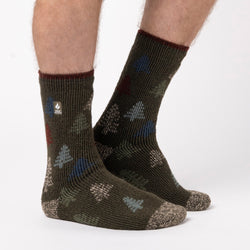 Mens Original Jacquard Socks - Forest