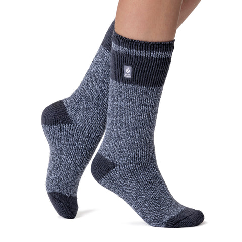 Ladies Original Kaizen Socks - Grey & Blue