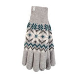 Ladies Avens Thermal Gloves - Light Grey