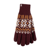 Ladies Avens Thermal Gloves - Wine