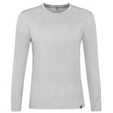 Ladies Celine Ceramic Thermal Long Sleeve Top - Silver Grey