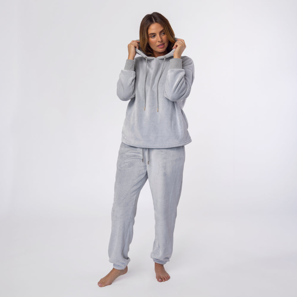 Ladies Cosy Loungewear Set - Grey