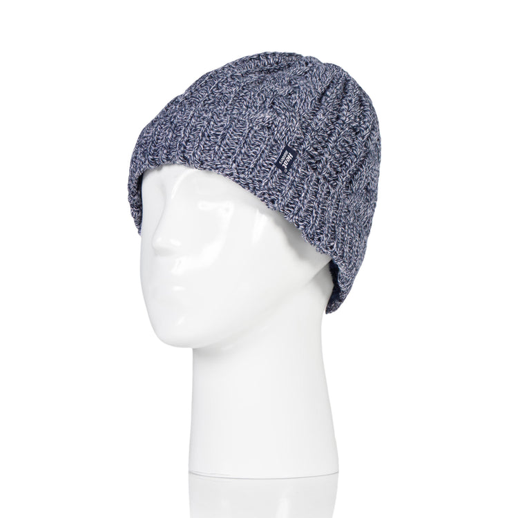 Ladies Original Turnover Hat - Navy Twist